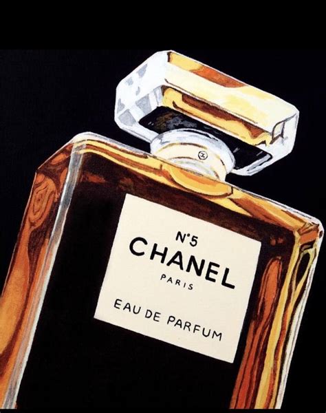 chanel bottle decor|Chanel bottle drawing.